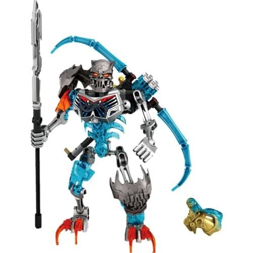 BIONICLE Skull Warrior Action Figures Building Block Toys Set For Kids Christmas Boy Gift Compatible Major Brand 103pcs/Set