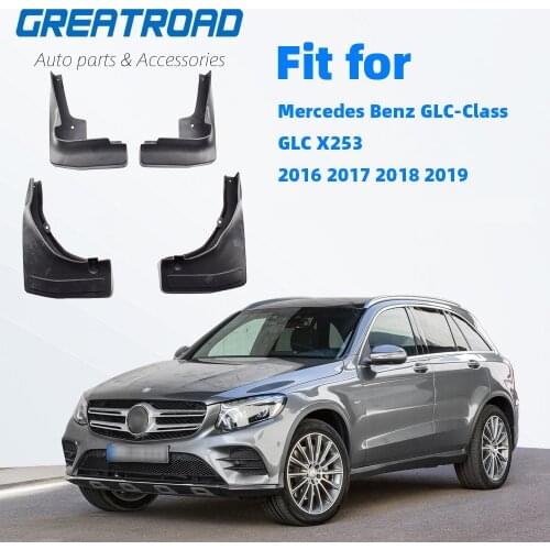 Car Mudflaps For Mercedes Benz GLC Class X253 2016-2019 WO/RB Mud Flaps Splash Guards Mudguards Mud Flap Front Rear Fender
