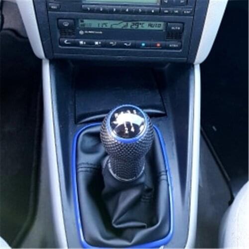 For Volkswagen VW Golf 4 MK4 GTI R32 Jetta Bora 1999-2005 5/6 Speed Manual Gear Shift Knob Cap Cover Emblem Lever Pen