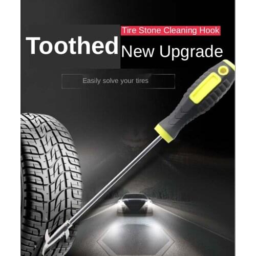 DP Tire stone hook multi-function car repair tool cleaner Explosion-proof tire stone picker to remove stones and foreign bodies