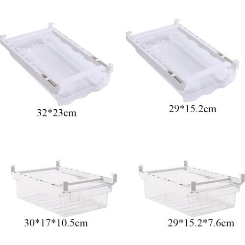 Refrigerator Organizer Fridge Organizer Fridge Shelf Holder for Fridge Freezer Cabinet Countertops