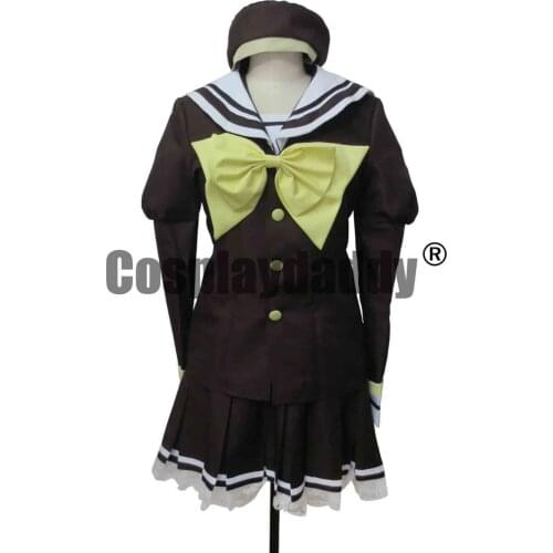 Shuffle Cosplay Costume School Girl Uniform Sailor dress