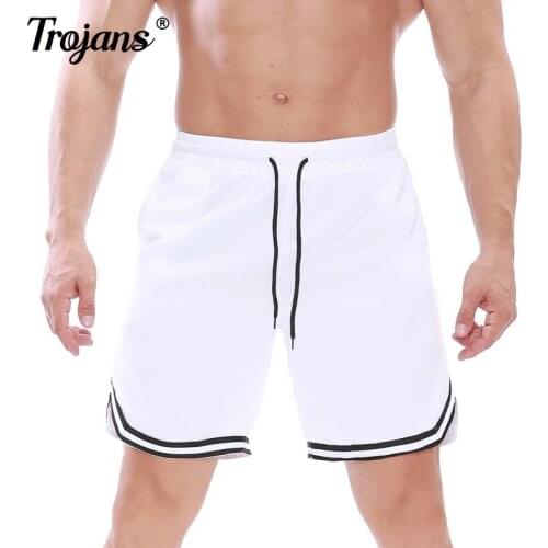 Summer Leisure Fitness Shorts Mens Sportswear Jogging Beach Mesh Breathable Quick-Drying Pants Hip-Hop Street Shorts 2021