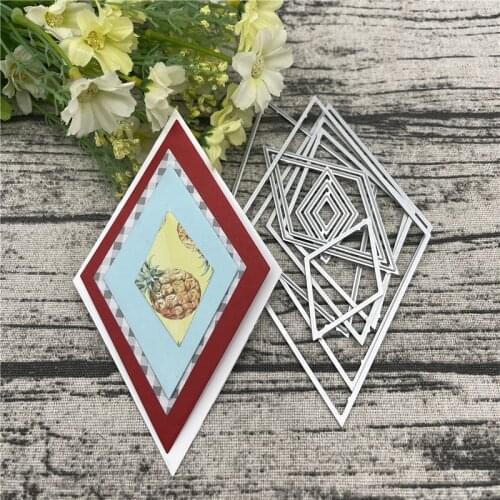 Multi-level shape border metal cutting mould pattern scrapbook die embossing DIY handicraft paper card photo album metal