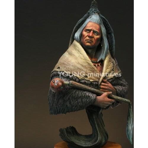 1/10 Blackfoot Raven Bearer, Resin Model bust GK, Unassembled and unpainted kit
