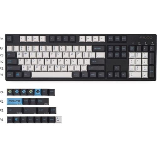 KBDfans Carribean PBT Dye-Sub Keycaps Set