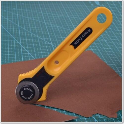 2016l New Freeshipping Yellow Adult Roller Cutter Blade Circle Cloth Round 28mm