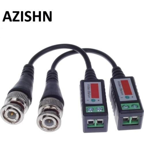 200pcs (100Pairs ) Twisted BNC CCTV Video Balun passive Transceivers UTP Balun BNC Cat5 CCTV UTP Video Balun up to 3000ft Range