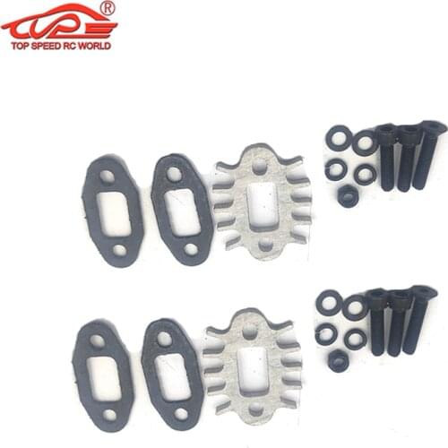 Exhaust Pipe /Tuned Pipe Gasket Fit Rc Car 23CC~30.5CC Engine Parts for 1/5 Hpi Rofun Baha Rovan Km Baja 5b 5t 5sc
