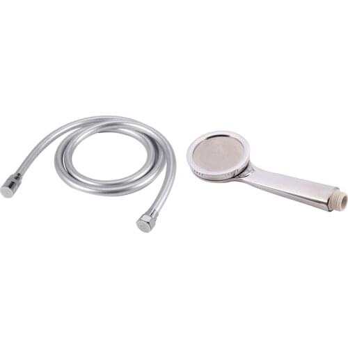 Handheld Shower Head Bathroom High Turbo Pressure Energy & For Bath Handheld Shower Head Flexible Shower Hose-1.5M