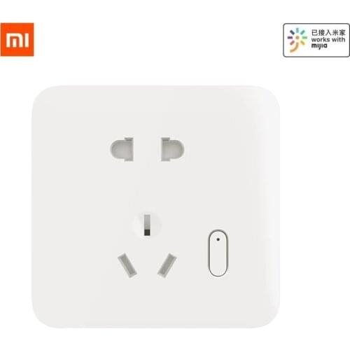 Xiaomi Mijia Smart Wall Socket Wireless Wall Outlet Wall Switch Bluetooth Mesh Connection Socket Work For Mijia Mi Home APP