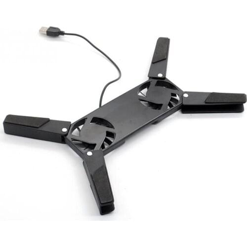 Foldable USB Fan Cooling Pad 2 Fans Cooler Notebook Tablet Computer Stand For 7"-15" PC Laptop Computer Peripherals Laptop