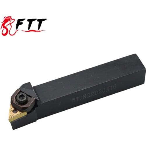 WTJNR2020K16 16mm 25mm Machining Cutting Metal for TNMG1604 Insert Toolholder Boring Cutter CNC Lathe External Turning Tools
