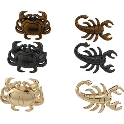 1pcs Metal Lobster Crab Shape Decorated Buckle Bag Clip Buckle Hardware for Leather Craft Bag Handbag Garments Shoe Accessories