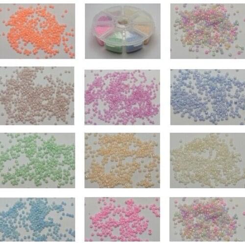 10000 Mixed Color Ceylon Glass Seed Beads 1.5mm (12/0) + Storage Box