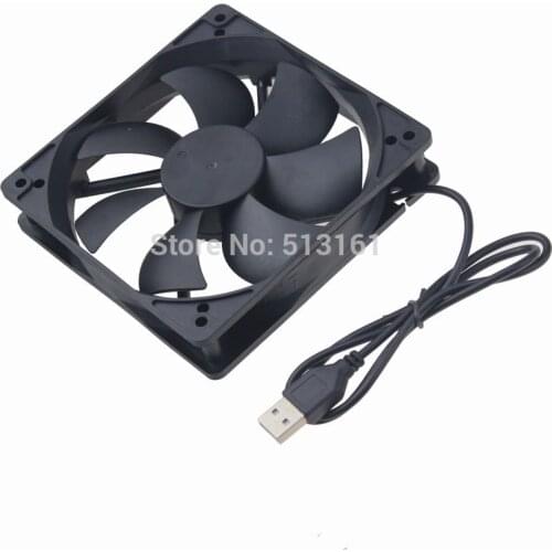 2 Pieces/lot Gdstime 120x120x25mm 12025 PC Computer 5V 2Pin 120mm USB DC Cooling Fan