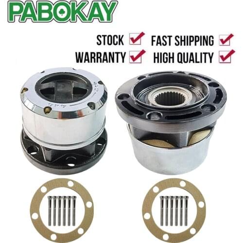 2 pieces x For SSANGYONG Korando II Musso SUV Rexton TD Pick Up Free wheel Locking hubs B035 AVM450