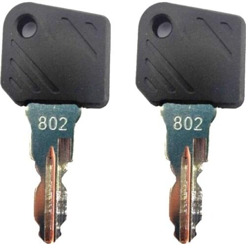 2 X 802 Ignition Key For Linde Forklift - E16 - L12