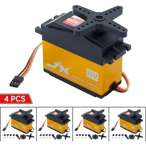 4pcs JX PDI-HV2070MG 73KG HV Metal Gear Digital Servo With 1/5 Car compatible For SAVOX-0236 LOSI XL 5T BAJA