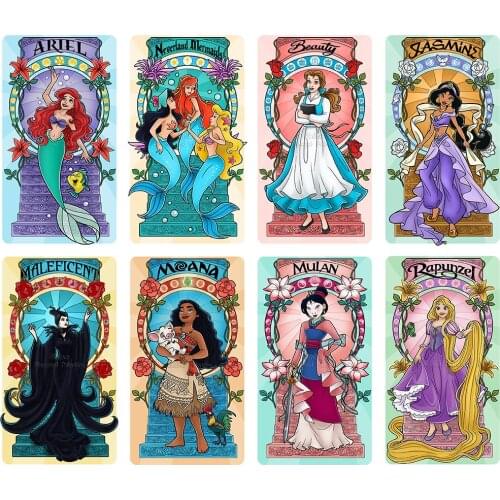Diamond Painting Disney Cartoon Princess 5D DIY Embroidery Art Full Square Round Christmas Mosaic Cross Stitch Home Decor Gift