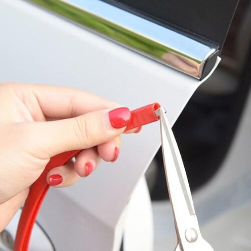 10M Universal Car Door Edge Scratch Protector Sealing Strip Guard Trim Automobile Door Stickers Decoration Protector Accessories
