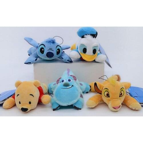 Hot sale Genuine Disney Simba The Lion King stitch Donald Duck Winnie bear children toy kids plush doll Birthday Christmas gift