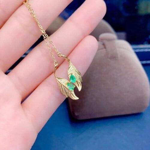 Super Quality Natural and Real Emerald Earring 925 Sterling Silver Fashion Earring For Women