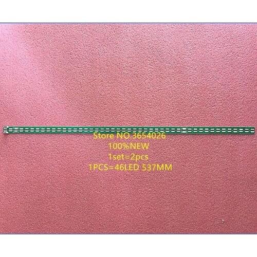 New 5ser=10pcs/lot 46LED 537mm LED backlight strip 49Inch FHD R L type for LG 49LF5400 G1GAN01-0791A G1GAN01-0792A MAK63267301