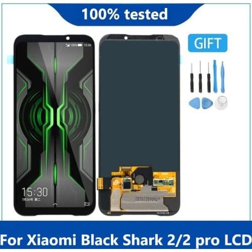 Original For 6.39'' Xiaomi Black Shark 2 SKW-H0 SKW-A0 LCD Screen Display+Touch Panel Digitizer For Black Shark 2 Pro DLT-A0