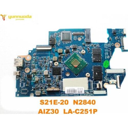 Original for Lenovo S21E-20 laptop motherboard S21E-20 N2840 AIZ30 LA-C251P tested good free shipping