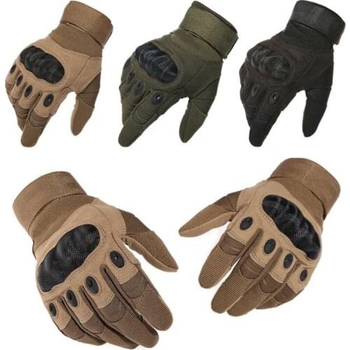 Tactical Hard Knuckle Glove Stouch Screen Mens Army Military Combat Airsoft Paintball Shooting Hunting Outdoor Hiking Climbing