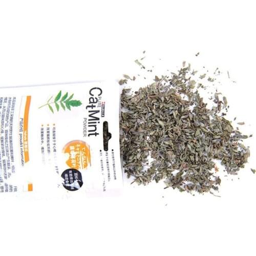 Pet Supplies Menthol Flavor Funny Cat Toys New Organic Natural Premium Catnip Cattle Grass 5g Pet Products Dropshipping