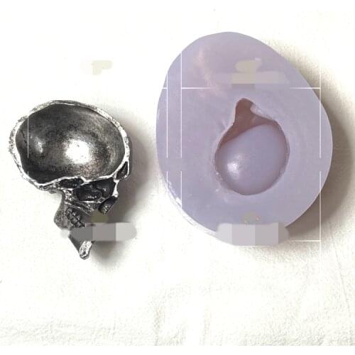 Transparent Silicone Mould Dried Flower Resin Decorative Craft DIY Skull ashtray handmade Mold epoxy resin molds for jewerly