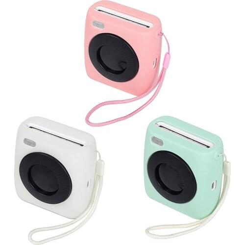 Translucent Case for Paperang P2 Soft Silicone Protective Cover Carrying Storage Bag Shell Protector Pocket Printer Accessories