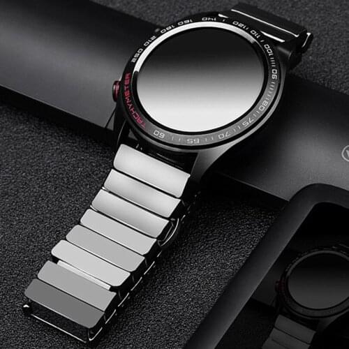 Ceramic Wrist Straps For Huawei Watch GT/GT2 2 Pro 46MM 2E Smart Watch Band 20MM 22MM Watch Band For Samsung Galaxy 42mm 46mm S3