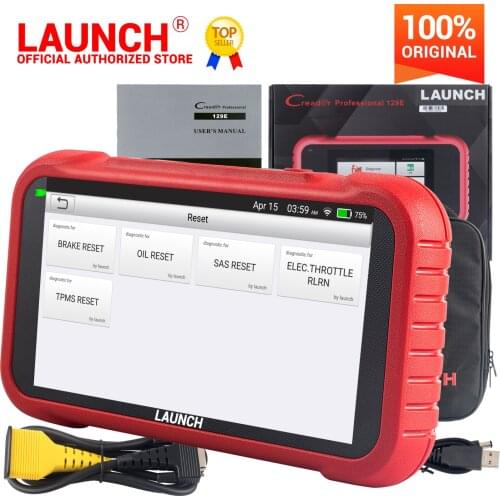 LAUNCH X431 CRP129E OBD2 Scanner Auto Code Reader OBD Diagnostic Tool Car ENG AT ABS SRS Oil SAS TMPS Automotive Tool PK CRP129X