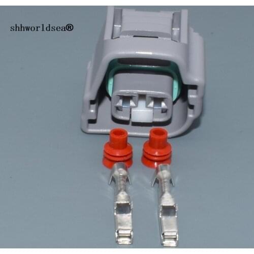 Shhworldsea 2 pin way 11255 automotive plastic cable electrical plug waterproof connector housing 7283-8129-40 90980-11255