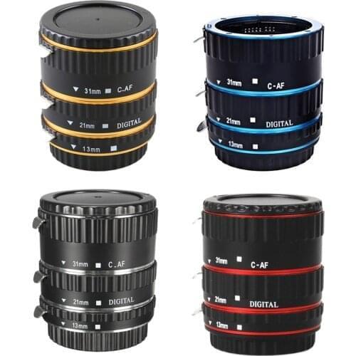 Auto Focus Macro Extension Tube/Ring 13mm & 21mm & 31mm for Canon EOS EF Lens Mount for Close-up Shot