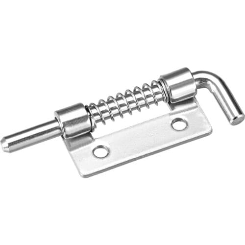 Uxcell Spring Latch, 2.2 Inch Left-handed Stainless Steel 304 Barrel Bolt Lock for Cabinet Door