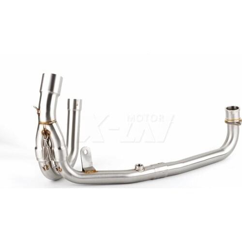 For Ducati Hypermotard 796 2009 2010 2011 2012 Escape Decat Pipe Motorcycle Exhaust Catalyst Delete Header Pipe Cat Eliminator