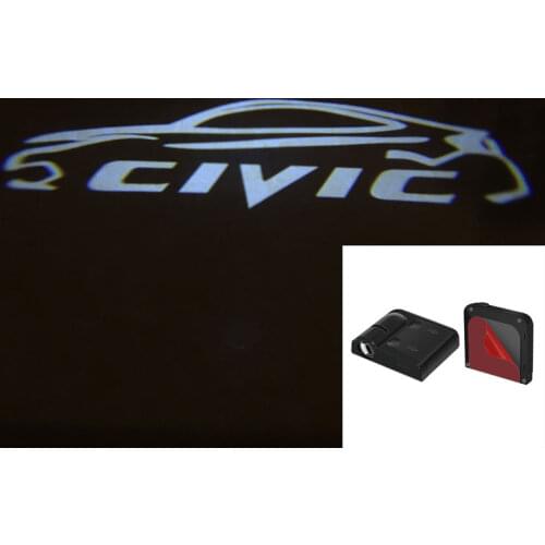 1/2PCS Door Sensor light Welcome Light Car Door Light LED For Honda CIVIC