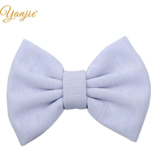 10pcs/lot 5" Hair Bows Barrette 2021 New Kids Girl Cotton Glitter Hair Clip Party Decoration DIY Hair Accessories For Kids