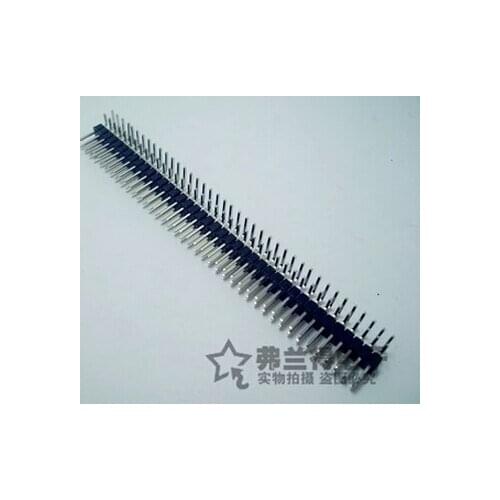 30pcs 2.54 looper Double spacing 2.54MM pin pin double-row curved needle 2 * 40PIN