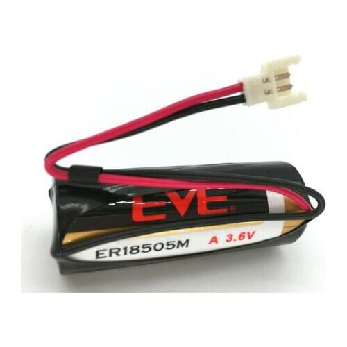 5PCS ER18505M ER18505 18505M 18505 lithium battery 3.6V3500mah PLC control in Li-ion batteries red plug battery