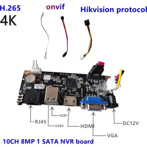 8CH/9CH/10CH 8.0MP/4K 1SATA NVR Support Max 10TB HDD/App mobile from Uniview Technology