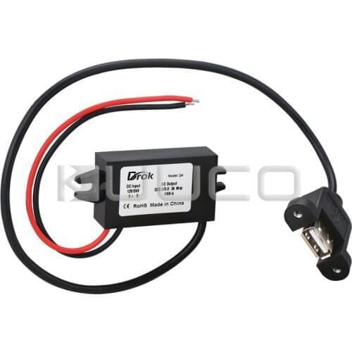 36W Adapter DC8V~35V to 3.7V~12V 3A Buck Converter/Voltage Regulator DC 5V/9V/12V/QC 3.0 Power Supply Module/Charger/Driver