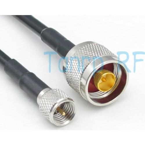 Free shipping! 3FEET 1M RF Pigtail coaxial jumper cable RG58 extension cable MINI UHF male to N male plug connector 100CM