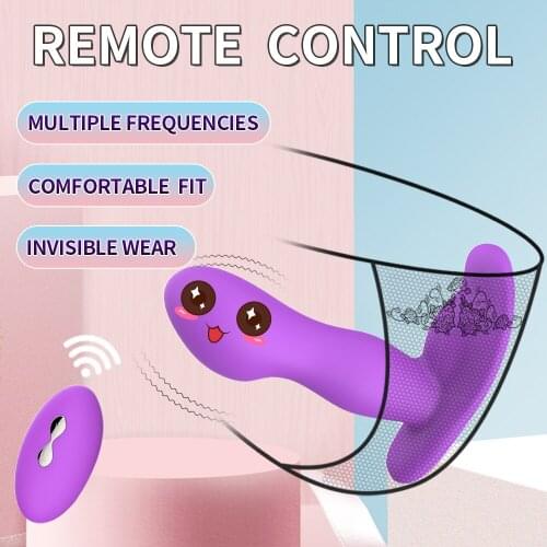 Wireless Remote Dildo Vibrator Panties for Women Clit Stimulator Adult Sex Machine Shop Female Clitoris Masturbator Erotic Toy