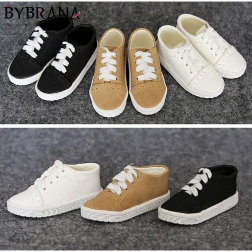 Bybrana BJD Baby Shoes Three-Color Casual Shoes Bjd Men And Women 1/3 1/4 Bjd Sshoes Sd dDolls Free Shipping