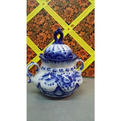 Гжельские узоры Sugar Bowls